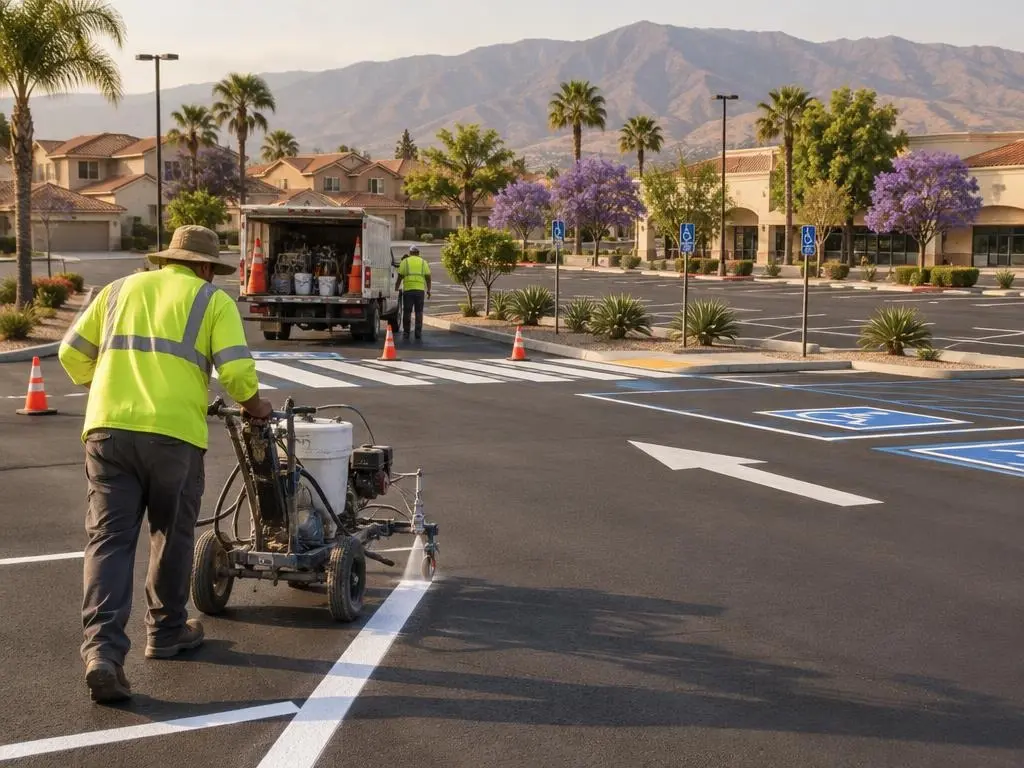 Parking Lot Striping in Ontario, CA